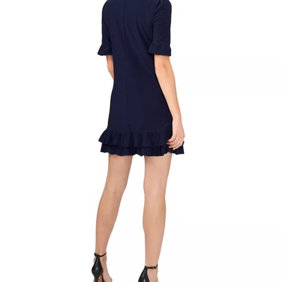 MSK Petite Ruffle-Trim Shift Dress - Picture 2 of 2